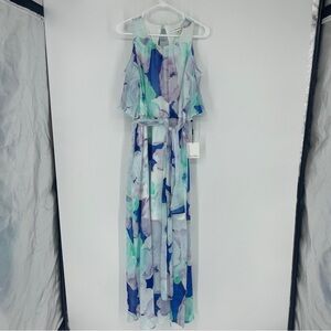 Calvin Klein floral tea
Renata Cold Shoulder Maxi Dress
Blue - 14
